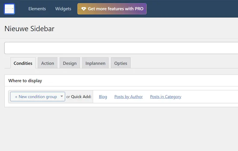 Met de Content Aware Sidebars plugin kun je je sidebar aanpassen in WordPress. © Nico van Dijk.